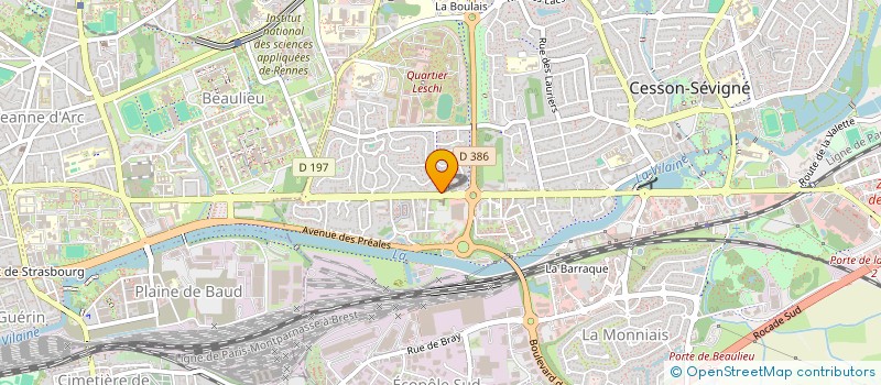 localisation de l'entreprise MADAME LOLA CHAMBRAGNE  CESSON-SEVIGNE