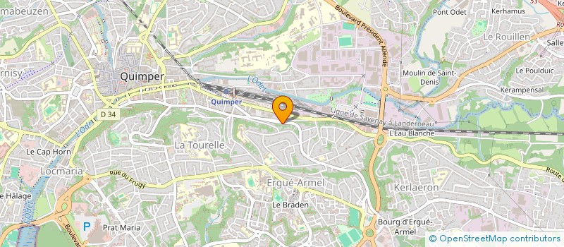 localisation de l'entreprise MADAME LOLA CONAS à QUIMPER