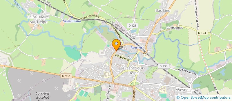 localisation de l'entreprise MADAME LOLA CUVELIER  AVESNES-SUR-HELPE