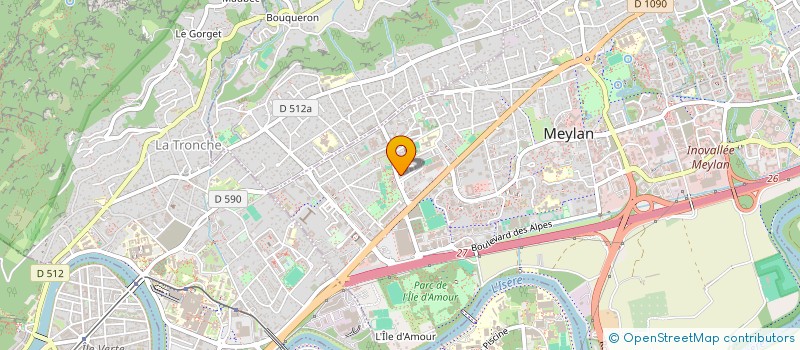 localisation de l'entreprise MADAME LOLA DALI  MEYLAN