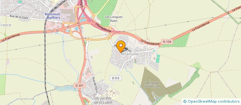 localisation de l'entreprise MADAME LOLA DAMAS  ATTAINVILLE