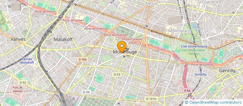 localisation de l'entreprise MADAME LOLA DE TOMMASO  MONTROUGE