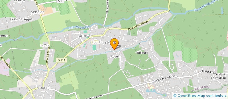 localisation de l'entreprise MADAME LOLA DEHEZ  LE PIAN-MEDOC