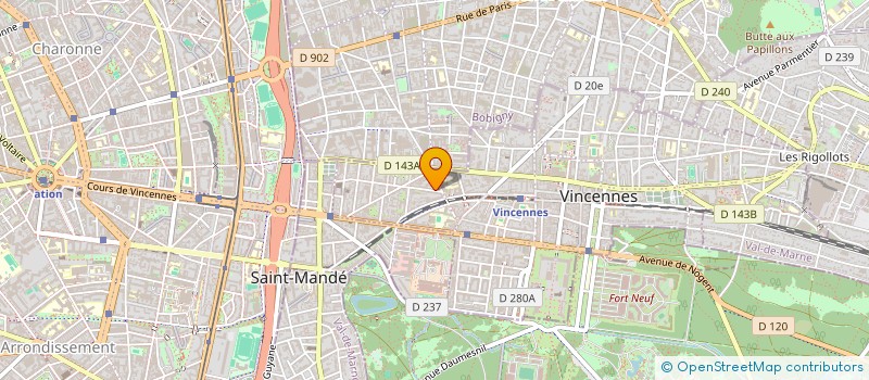 localisation de l'entreprise MADAME LOLA DENAIVES  VINCENNES