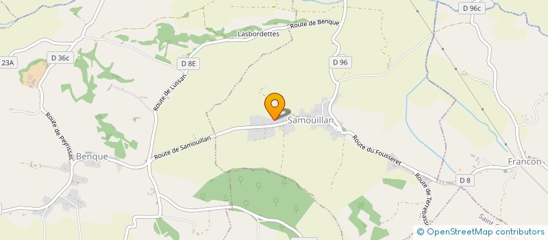 localisation de l'entreprise MADAME LOLA DHERS  SAMOUILLAN