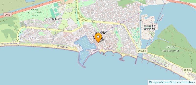 localisation de l'entreprise MADAME LOLA DUARTE  LA GRANDE-MOTTE