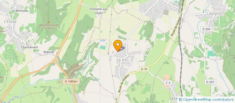 localisation de l'entreprise MADAME LOLA DUCOLONER  SAINT-CLAUDE