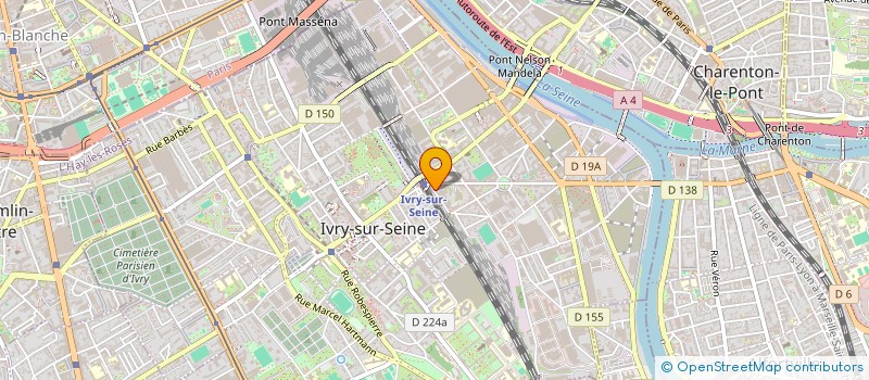 localisation de l'entreprise MADAME LOLA DUPONT CENTOL  IVRY-SUR-SEINE