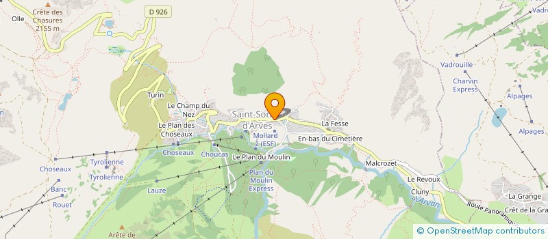 localisation de l'entreprise MADAME LOLA FAVRIE  SAINT-SORLIN-D'ARVES