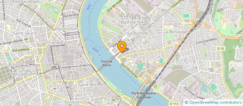 localisation de l'entreprise MADAME LOLA FLOHIC à BORDEAUX