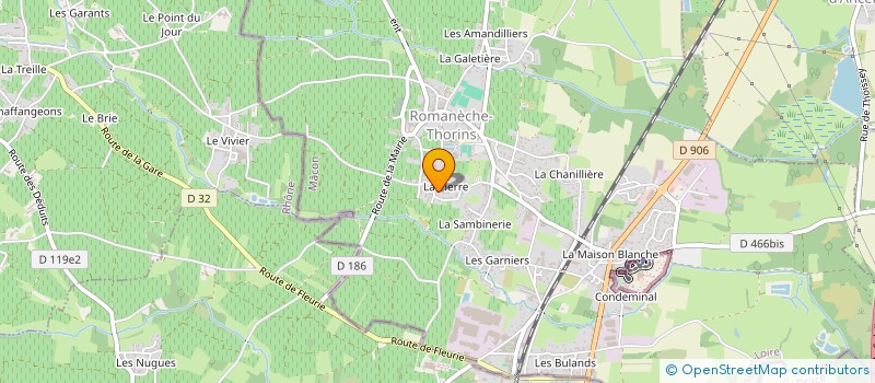 localisation de l'entreprise MADAME LOLA FOURNIER  ROMANECHE-THORINS