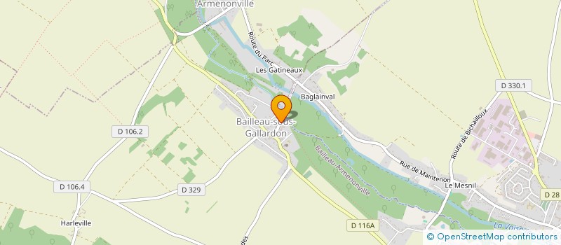 localisation de l'entreprise MADAME LOLA GAGNEBIEN à BAILLEAU-ARMENONVILLE