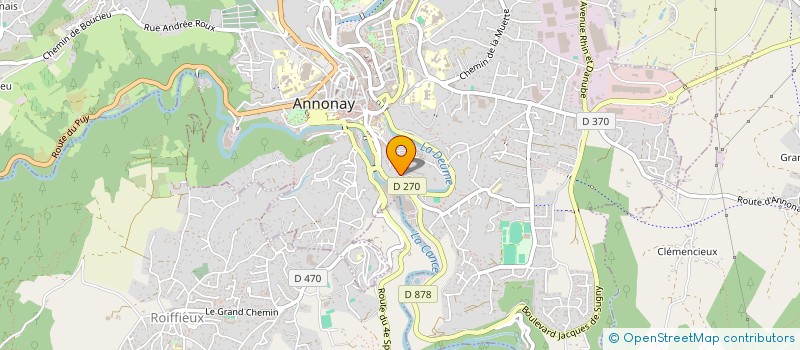 localisation de l'entreprise MADAME LOLA GAMON  ANNONAY