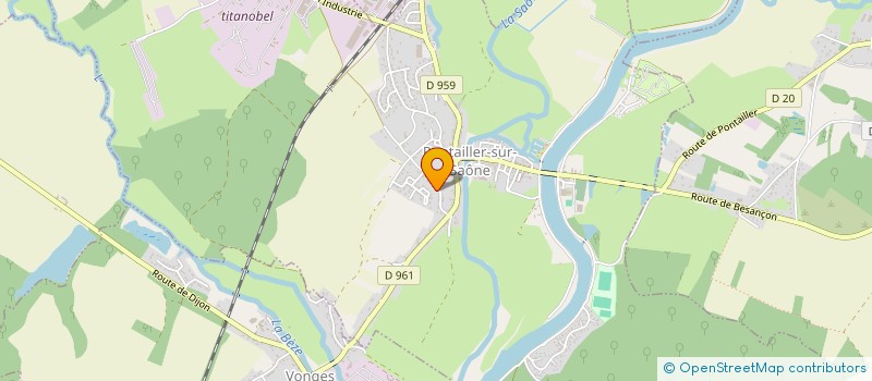 localisation de l'entreprise MADAME LOLA GARLANDIER  PONTAILLER-SUR-SAONE