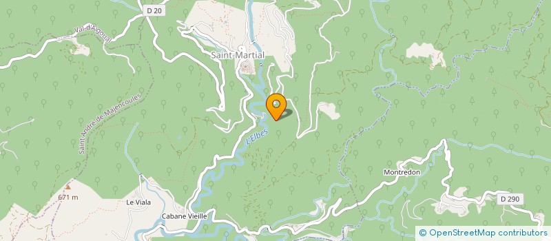 localisation de l'entreprise MADAME LOLA GAYET  SAINT-MARTIAL