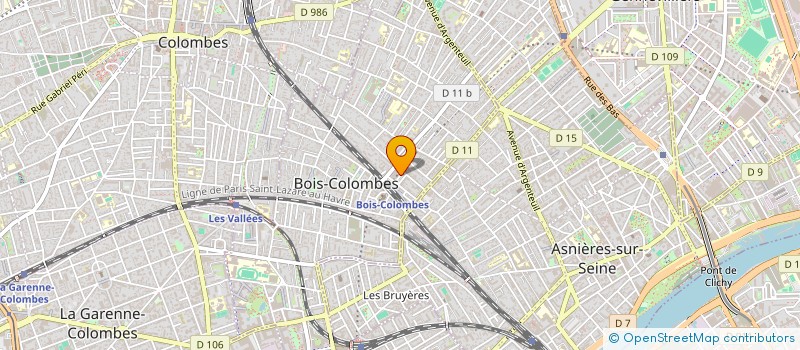 localisation de l'entreprise MADAME LOLA GEA PEREZ à BOIS-COLOMBES