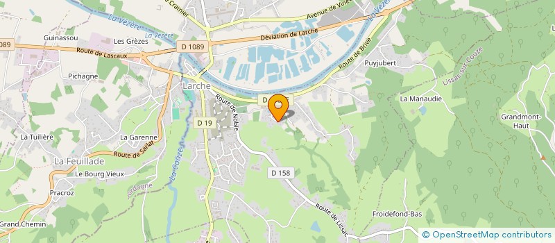 localisation de l'entreprise MADAME LOLA GILIBERT  LARCHE