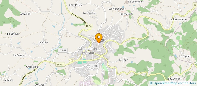 localisation de l'entreprise MADAME LOLA GIRELLI  SAINT-MARTIN-EN-HAUT