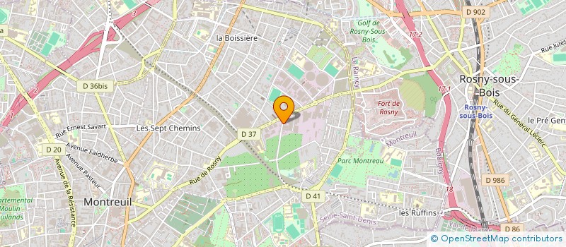 localisation de l'entreprise MADAME LOLA GREGORIO à MONTREUIL