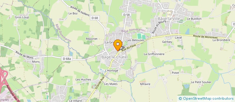 localisation de l'entreprise MADAME LOLA JOLY à BAGE-LE-CHATEL