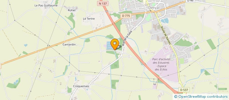 localisation de l'entreprise MADAME LOLA JOUHANNEAU  DERVAL