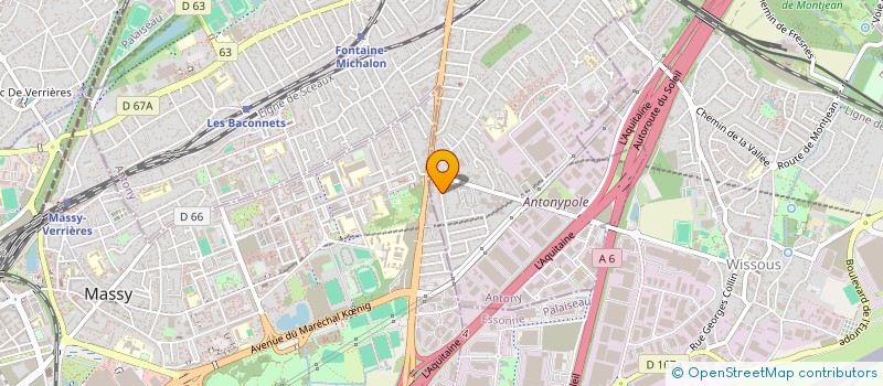 localisation de l'entreprise MADAME LOLA KECK à ANTONY