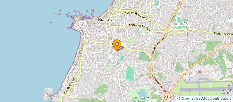 localisation de l'entreprise MADAME LOLA KERMAIDIC  BIARRITZ