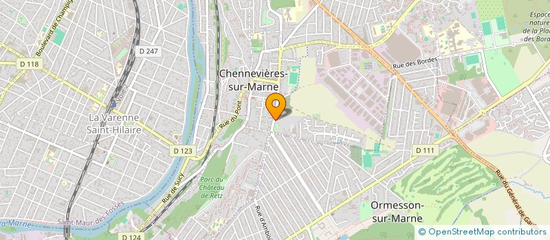 localisation de l'entreprise MADAME LOLA KOSKAS  CHENNEVIERES-SUR-MARNE