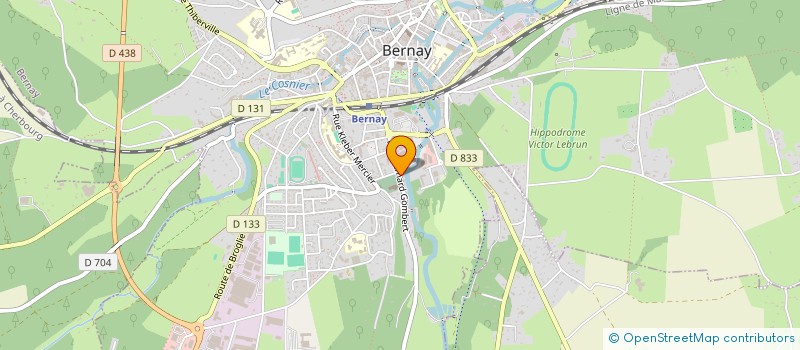 localisation de l'entreprise MADAME LOLA LERAT  BERNAY