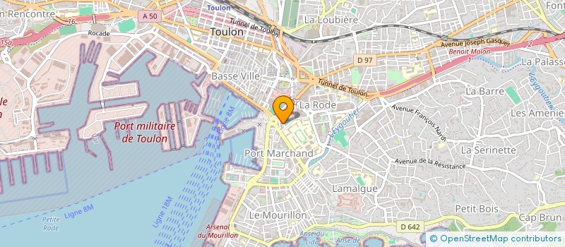 localisation de l'entreprise MADAME LOLA MANAS  TOULON