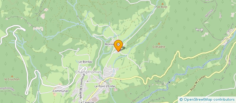 localisation de l'entreprise MADAME LOLA MARCHON  CHAMPFROMIER