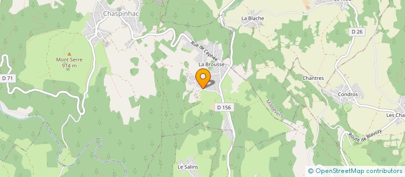 localisation de l'entreprise MADAME LOLA MARTIN  CHASPINHAC