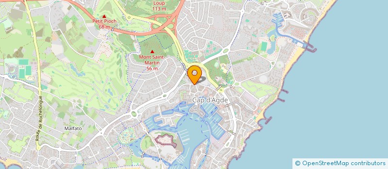 localisation de l'entreprise MADAME LOLA MARTIN  AGDE