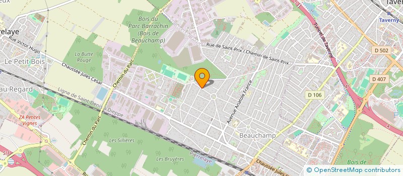 localisation de l'entreprise MADAME LOLA MATYNIA  BEAUCHAMP