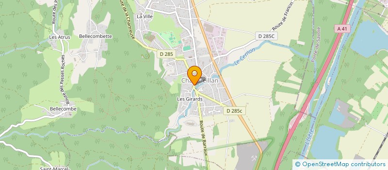 localisation de l'entreprise MADAME LOLA MELIZZI  CHAPAREILLAN