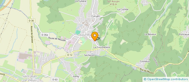 localisation de l'entreprise MADAME LOLA MESSERLI  JUJURIEUX