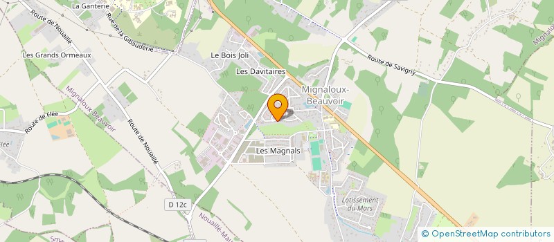 localisation de l'entreprise MADAME LOLA MEUNIER  MIGNALOUX-BEAUVOIR