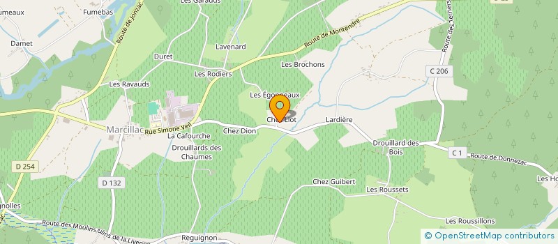 localisation de l'entreprise MADAME LOLA MICHAUD  VAL-DE-LIVENNE