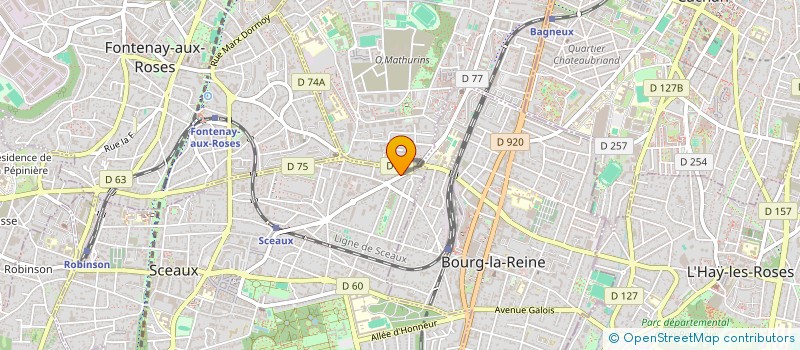 localisation de l'entreprise MADAME LOLA-MONA LUGAND à SCEAUX