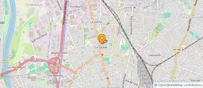 localisation de l'entreprise MADAME LOLA MONNIN à TOULOUSE