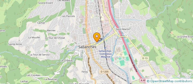 localisation de l'entreprise MADAME LOLA PLANTEROSE  SALLANCHES