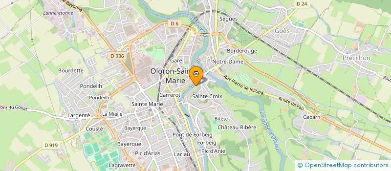 localisation de l'entreprise MADAME LOLA POMMIES  OLORON-SAINTE-MARIE