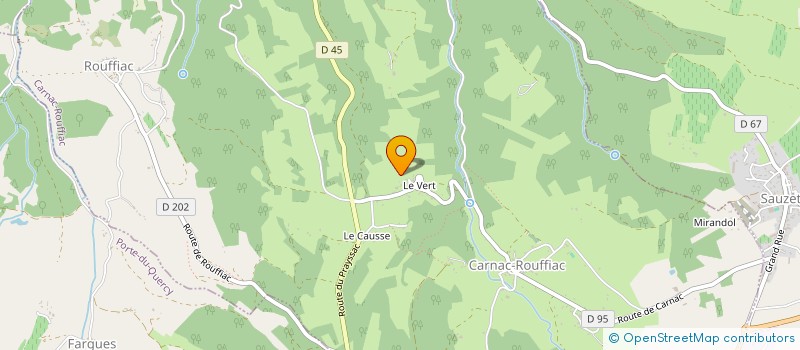 localisation de l'entreprise MADAME LOLA PORLIER  CARNAC-ROUFFIAC