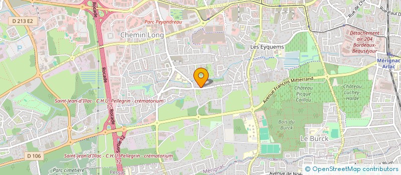 localisation de l'entreprise MADAME LOLA RODRIGUEZ ECHARTE  MERIGNAC