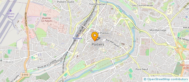 localisation de l'entreprise MADAME LOLA ROY  POITIERS