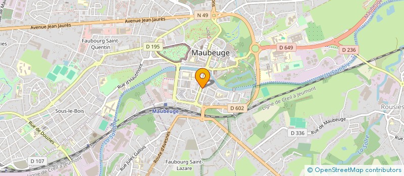 localisation de l'entreprise MADAME LOLA RYEZ  MAUBEUGE