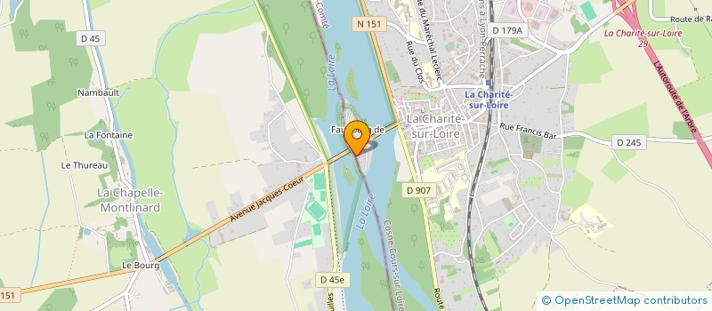 localisation de l'entreprise MADAME LOLA SARRIAU  LA CHARITE-SUR-LOIRE