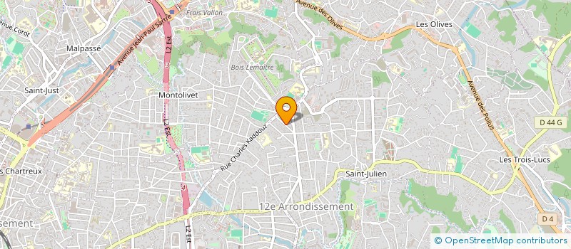 localisation de l'entreprise MADAME LOLA SASPORTES à MARSEILLE