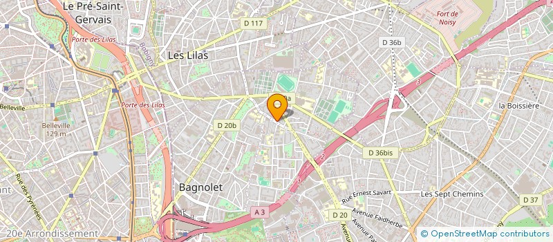 localisation de l'entreprise MADAME LOLA SAVATOFSKI à BAGNOLET