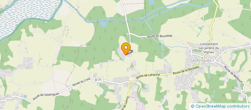 localisation de l'entreprise MADAME LOLA SEIXO  SAUBRIGUES